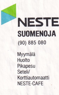 Suomenoja . NESTE   7/8