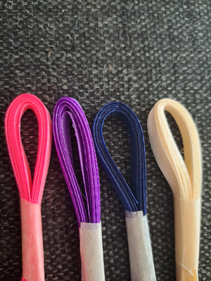 300cm satiininauha pinkki violetti tummansininen ja kermanva