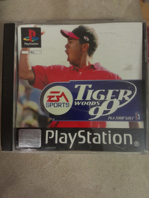 Sony PlayStation 1 Tiger Woods 99 Pga Tour Golf peli B PAL