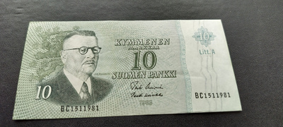 10mk 1963 Litt.A, UUS-Koi, BC-sarjaa