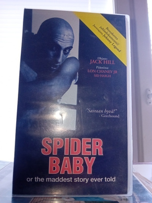 VHS Spider Baby ( SUOMIPAINOS) SIS POSTIKULU