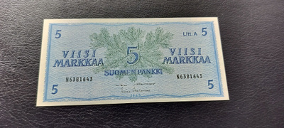5 mk 1963 Litt.A, ALE-Hes, N-sarjaa