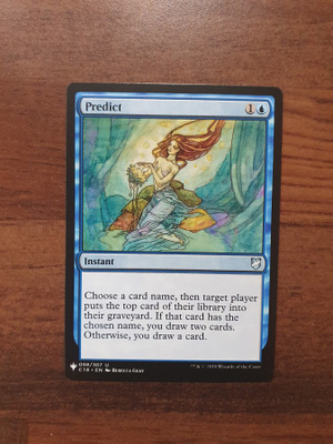 Magic the Gathering Predict