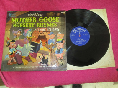 MOTHER GOOSE NURSEY RHYMES - disneyland records