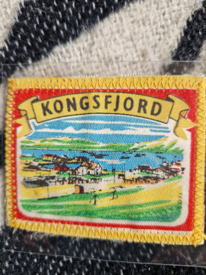Kongsfjort vintage kangasmerkki