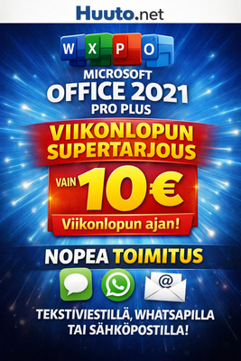 Office 2021 Pro Plus viikonlopputarjous