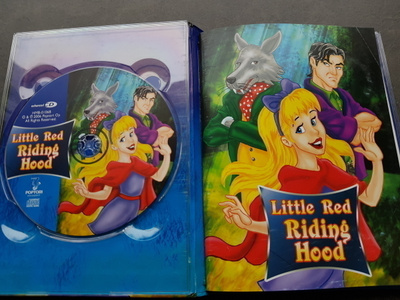 Punahilkka / Little Red Riding Hood kirja + cd/cd-rom + DVD