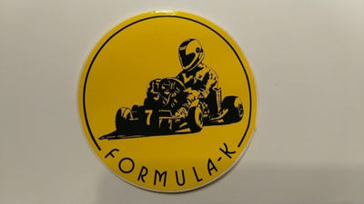 Formula K keltamusta tarra