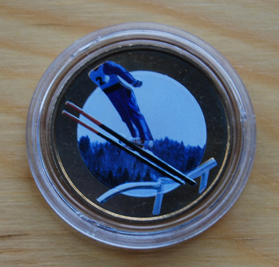 Suomi 5 euro 2016 Urheilurahat - Mäkihyppy