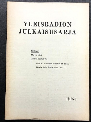 Sivuja työn historiasta osa II