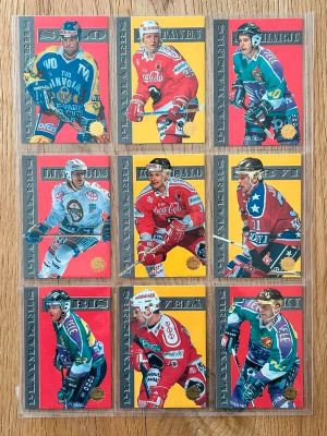 1994-95 Leaf Sisu Playmakers jääkiekkokortit