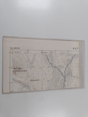 Topografinen kartta 1:20 000, N:o 3813 05 : Kuttura