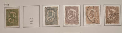 1918 Vaasan malli - 5 kpl - o