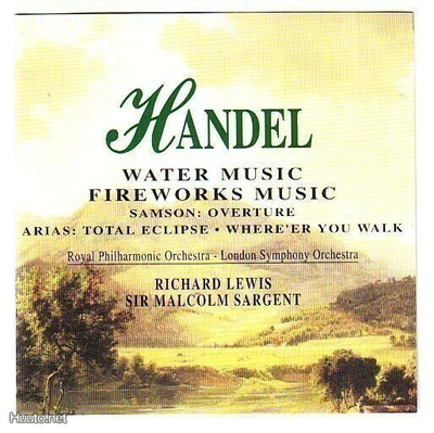 cd, Händel - Water Music - Fireworks Music [classic]