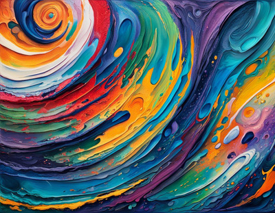 Uusi Abstrakti alumiinitaulu 30 cm x 40 cm