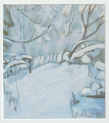 Joel Åfelt : TALVINEN PUUTARHA  1988  (R)