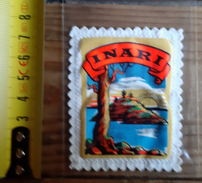 Inari vintage kangasmerkki