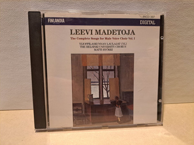 Leevi Madetoja:Complete songs for male choir vol.1-YL CD