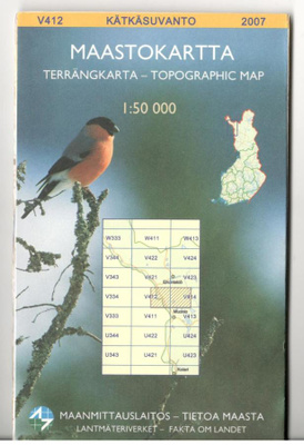 KÄTKÄSUVANTO, maastokartta v. 2007, 1:50000, KÄYTTÄMÄTÖN