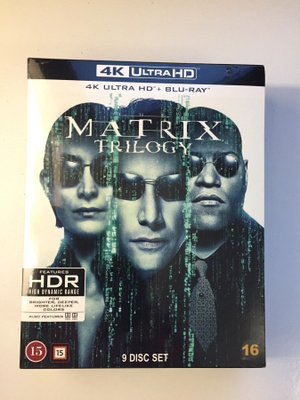 Matrix Trilogia (1999-2003) 4K Ultra HD + Blu-ray (UUSI)