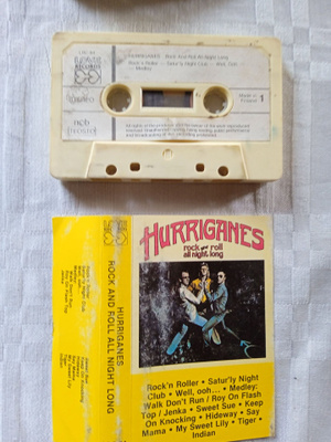 C- KASETTI: HURRIGANES : ROCK AND ROLL ALL NIGHT LONG