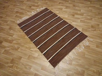 Raitamatto ruskea 108x73cm