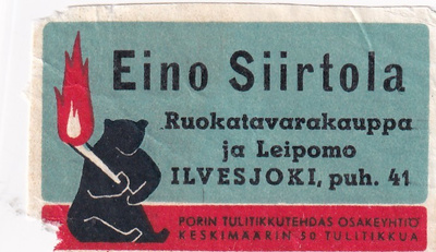 Ilvesjoki, Eino Siirtola    6/1