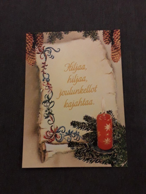 Hiljaa, Hiljaa, Joulun Kellot Kajahtaa (pak 56)(joulukortti)