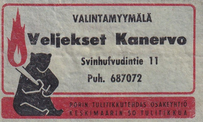 Veljekset Kanervo, Svinhufvudintie 11    6/1