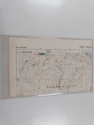 Topografinen kartta 1:20000, N:o 4714 06 : Iso Saijanvaara