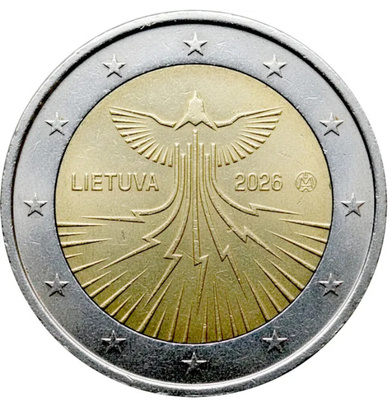** LIETTUA 2€ 2026 Energia pillerissä **