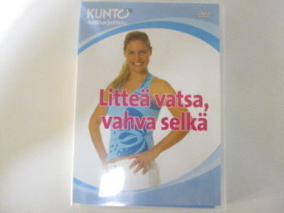 DVD KUNTO PLUS 1 LITTEÄ VATSA, VAHVA SELKÄ