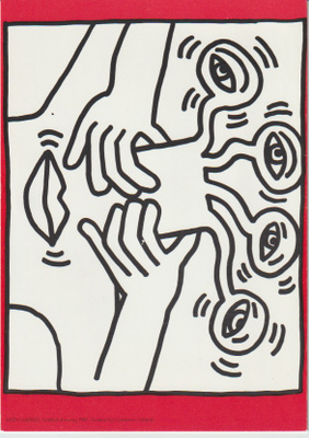 Postikortti TAIDE, KEITH HARING, Lue kuvat.