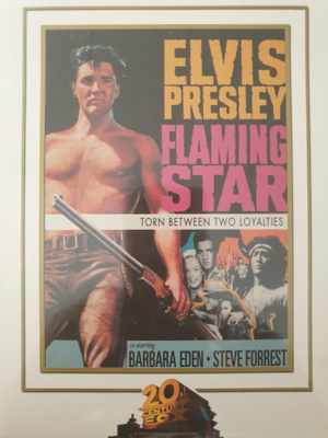 ELVIS PRESLEY FLAMING STAR / PUOLIVERINEN DVD UUSI