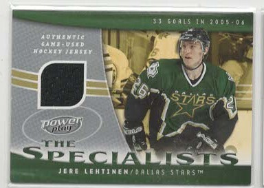 Jere Lehtinen 06-07 UD Power Play Jersey The Specialists