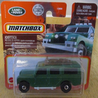 Land-Rover 109 Long STW Gen. II Green 1965 Matchbox 1:64