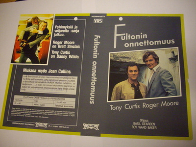 Vhs kansipaperi Fix - FULTONIN ONNETTOMUUS (Sis.postikulut)