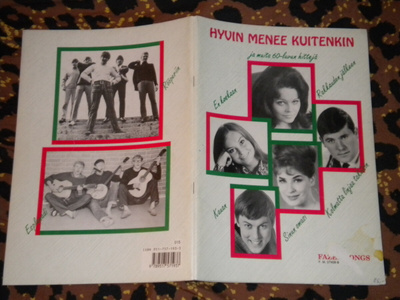Nuottikirja - Hyvin Menee Kuitenkin,1960-luvun hittejä  1990