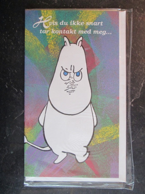 KULKEMATON MUUMIPEIKKO TAITTOKORTTI + KUORI MUOVEISSA
