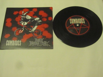 Comrades / Death Before Work: Split EP   7" single  Punk