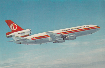 LENTOKONEKORTTI - DC -10 30 MAS