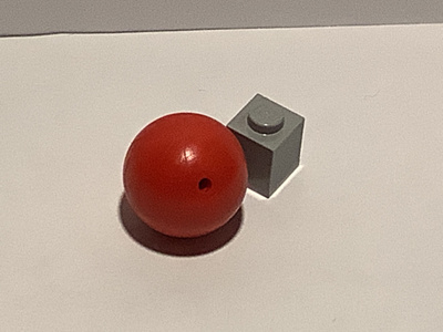 Lego Friends punainen pallo (technic)