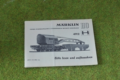 #A77 Märklin koottavan vaunun 4912 asennusohje