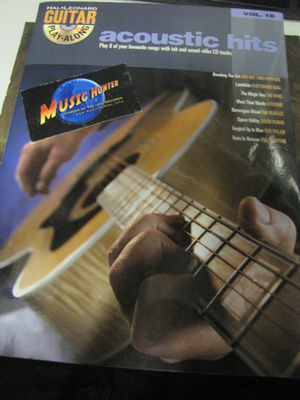 HAL LEONARD - ACOUSTIC HITS VOL 10 TABULATUURIKIRJA + CD
