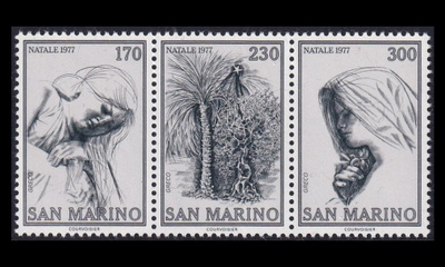 San Marino 1150-2ds ** Joulu (1977)