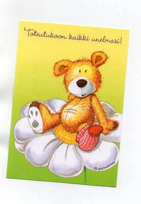 NALLE ...°°UNELMAT...°° - KORTTI /KARTO (Kimalle)