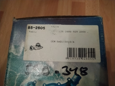 Mazda 626, 929, Pick up Vesipumppu Aqua Plus 85-2605