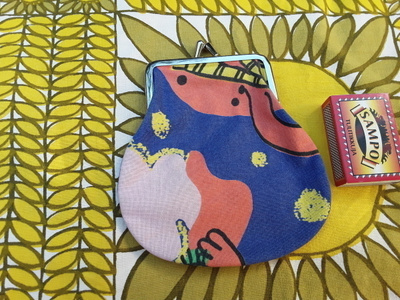 Vanhempi Vintage Marimekko pussukka / kukkaro