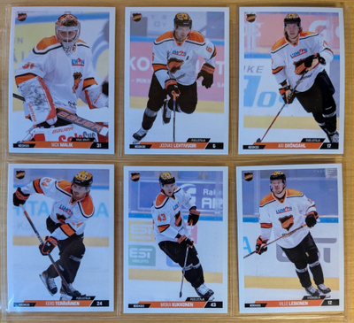 2023-24 Cardset Series 1 KooKoo Team Set 12 korttia (73-84)