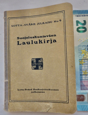 Suojeluskuntaväen Laulukirja Lotta Svärd 1937 Vaajakoski